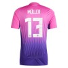 Camisola + Calções Alemanha Muller 13 Criança Equipamento 2ª Euro 2024